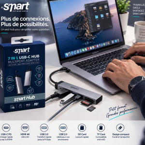 Mr SMART_ HUB 7 IN 1 USB-C MULTIPORT ADAPTER