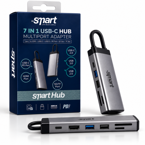 Mr SMART_ HUB 7 IN 1 USB-C MULTIPORT ADAPTER