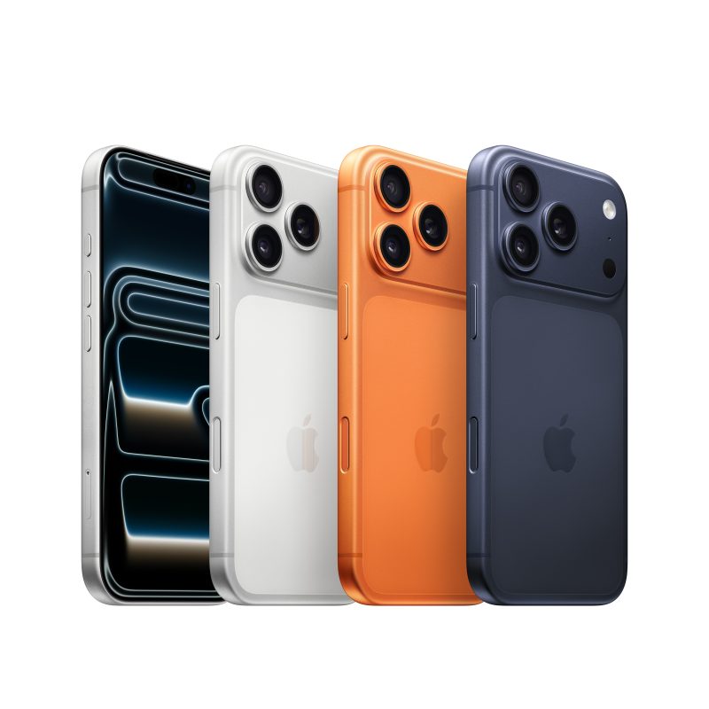 iPhone 17 Pro dans ses trois finitions