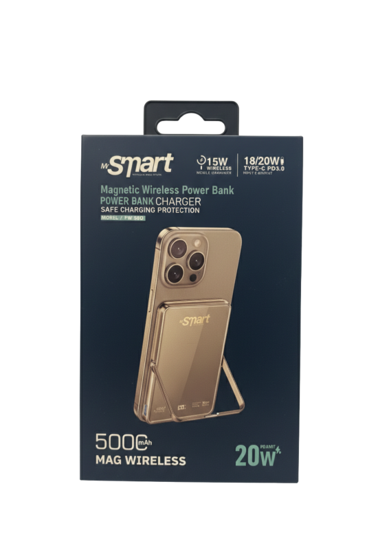 Mr SMART_PW-580 MAGNETIC WIRELESS POWER BANK 5000mAh