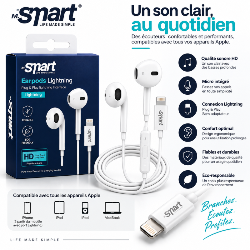 MR SMART _ EARPODS LIGHTNING
