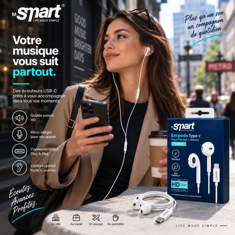 MR SMART_ EARPODS TYPE-C