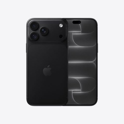 iPhone 18 Pro Max Noir, vue avant et arrière