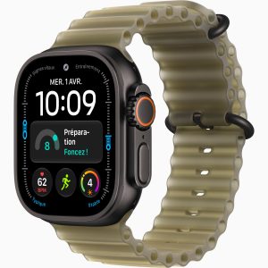 Apple Watch Ultra 4 GPS + Cellular 49 mm Titane naturel Bracelet Océan