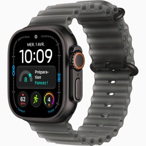 Apple Watch Ultra 4 GPS + Cellular 49 mm Titane naturel Bracelet Océan