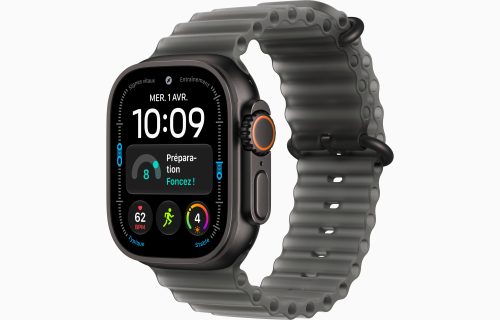 Apple Watch Ultra 4 GPS + Cellular 49 mm Titane naturel Bracelet Océan