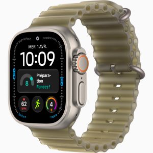 Apple Watch Ultra 4 GPS + Cellular 49 mm Titane naturel Bracelet Océan