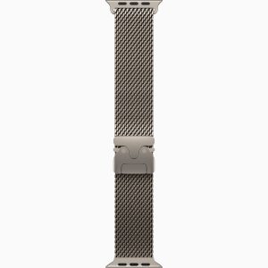 Apple Watch Ultra 4 GPS + Cellular 49 mm Titane naturel Bracelet Milanais Titane naturel