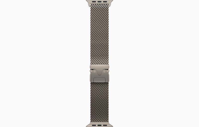 Apple Watch Ultra 4 GPS + Cellular 49 mm Titane naturel Bracelet Milanais Titane naturel