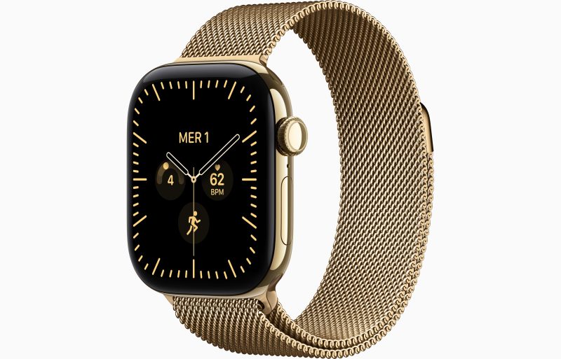 Apple Watch Series 12 GPS + Cellular 46 mm Titane Bracelet Milanais