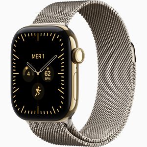 Apple Watch Series 12 GPS + Cellular 46 mm Titane Bracelet Milanais