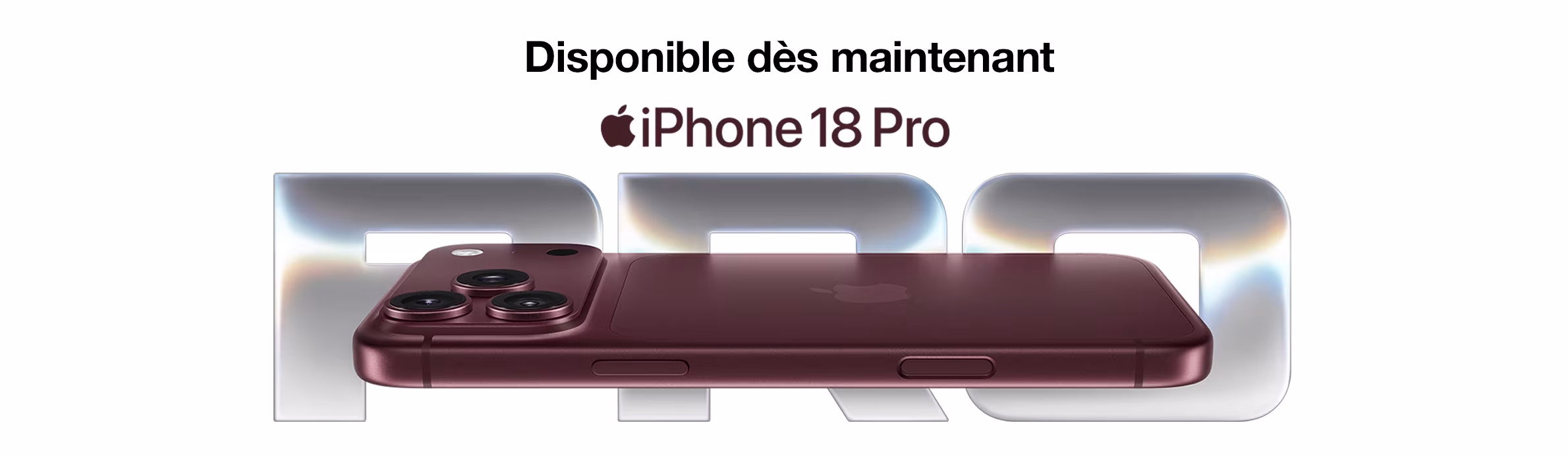 iPhone 18 Pro disponible chez Mr Smart