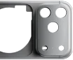 iPhone 17 Pro, face arrière, boîtier unibody en aluminium forgé
