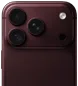 Face arrière d’un iPhone 18 Pro bordeaux, montrant la caméra principale 48 MP avec ouverture variable